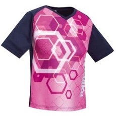 Nittaku 乒冠體育 桌球服 透氣舒適 快乾排汗 時尚運動服裝, 1個, 3115粉,M, 3115粉