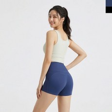 스포츠 2컬러 슬림핏 여성 숏 레깅스 반바지 숏레깅스 데일리 요가 헬스 포켓 홍은슬림핏