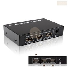 UHD 4K 2K 1x2 HDMI분배기 모니터분배기 2대1 HMDI선택기, 1개