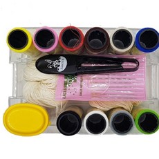 반짇고리 세트 실 바늘 바느질 세트 의류 수선 도구 반짇고리 세트 실 바늘 바느질 세트 의류 수선 도구 반짇고리세트 바느질세트 반짇고리함 받짇고리함 바느질함 집들이선물 바늘실, 1개