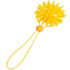 스트랩 악력기 공 지압볼 손 운동 손목 근육 재활, 엘로우, 1개