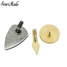 又敗家 台灣製SewMate烙畫燙鑽棒用燒烙燙斗鐵頭DW-AW01-T1(3入;適DW-AW03)19mm圓形小大熨斗頭, 1個