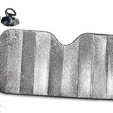 자동차 전면유리 차광막 실버코팅 열차단 주차시 실내온도 보호용 접이식 햇볕 가림, 1개, 상세페이지 참조