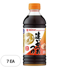 미즈칸 농축 쯔유, 500ml, 7개