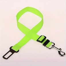 조절 강아지 자동차 벨트 여행용 애완동물 클립 내구성 나일론 중형견에 적합, 1개, 5. 녹색