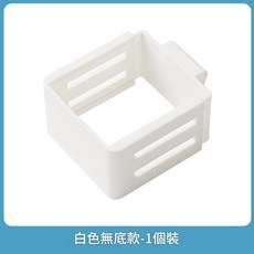 冰箱伸縮收納盒, 可伸縮白色無底, 1套