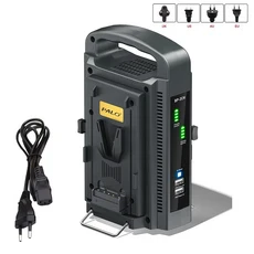 V마운트 배터리 99Wh 199V PD 65W 고속 충전 케이블 포함 소니 호환 캠코더 방송 카메라 비디오 조명용 V-, 02 Only Charger, 01 빠른  Mainland