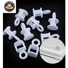 민프로센터 커튼레일용 롤러 일반형 10개입 커튼고정롤러 커튼레일전용 레일고리