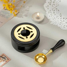 스푼 용광로 SB002 씰링 나무 도장 스토브 단단한 선물 냄비 장식 공예 용품 세트 스탬프, 1 SETBLA