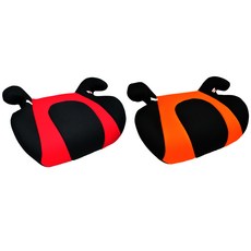 OMyCar 小乖乖 兒童安全增高座墊 國家認證 可拆洗 透氣舒適 適用4-12歲, 黑紅