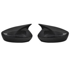 섬유 룩용 교체용 자동차 백미러 커버, 1개, 2. Carbon fiber pattern