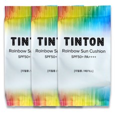 틴톤(틴톤) 틴톤 레인보우 대왕 쿨링 선쿠션 리필25g 3개, 25g