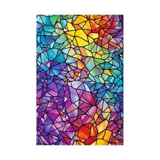 스테인글라스썬팅지 스티커 카페 복고풍 시트지 교회, MR-CH-264무광반투명접착제