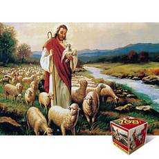 양 예수와 직소퍼즐 108조각 미니퍼즐 98523EA 1(EA), 1개