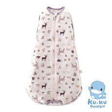 酷咕鴨 超好眠成長懶人包巾-北歐迷境森林