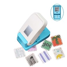 리빙미 다꾸 우표 / 사각 모양 펀치 펀칭기, 1개, 우표모양 2.6cmx2.1cm