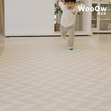 우오우 PE이지롤매트 냉기차단 틈새 복도 거실 베란다 재단매트, 버터베이지