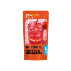 26 유어스 딸기과즙에이드, 5개, 340ml