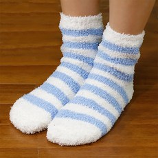 니니마켓 줄무늬 부드러운 데일리 수면양말 . 부드러운촉감