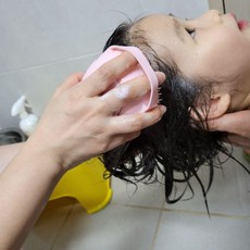 실리콘 샤워 샴푸브러쉬aja8+3hDN