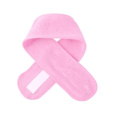 극세사 세안밴드 샤워 머리띠 세수 세안 헤어밴드 핑크