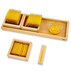 금색비즈세트/ 몬테소리