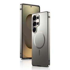 비즈니스용 삼성 호화롭다 금속 방충격 테두리 맥세이프 마그네틱 초박형 휴대폰 케이스