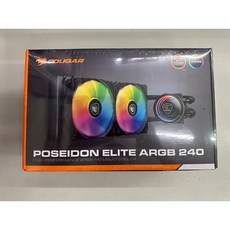 COUGAR POSEIDON-GT 240 水冷 A.RGB可轉冷頭 五年保固, 1個