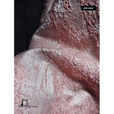 패브릭원단 가을과 겨울 의류 섬유로 만든 추상 불규칙한 입체 곡물 패턴 자카드 질감 직물, pink colour, 1개