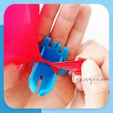 윤쓰샵 간편 풍성매듭 도구 파티용품, 색상랜덤, 1개