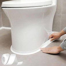 코킹 테이프 셀프 접착 1롤 방수 화장실 스트립 바닥 주변 실란트 욕실 욕조 벽 가장자리 보호용 전통적인 교체제, 1