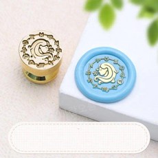 왁스 실링 스탬프 초대장 별자리 엠보싱 1개, 08 Virgo
