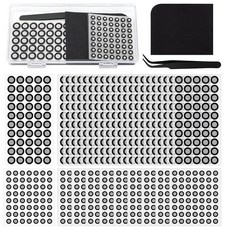 3D Scanner Markers 고양이용can 1660 Pcs High Precision Scanning Stickers 3mm 6mm Assorted Size for M, 3D Scanner Markers, 고양이용can 16