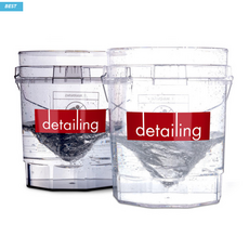 디테일링 크리스탈 클리어 세차 버킷 용품 23.4L 투명 버킷 물통 투명바게스