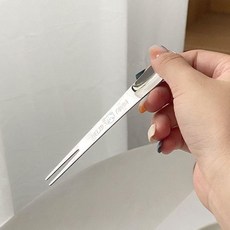304不銹鋼小熊水果叉一體兩用勺剷叉, 1個, 小熊本色-單個裝,無規格