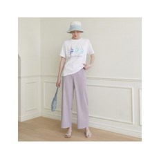 [백화점 정품] 플라스틱아일랜드 여성바지 뒤이밴드 일자핏팬츠 PQ2WP561