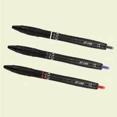 제트라인 0.7mm 펜 3색볼펜 똑템, 1개