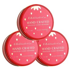 My Dear 草莓手工薄層白巧克力，嚴選新鮮草莓，酸甜交織，獨立包裝方便攜帶，辦公室零食首選, 100g, 3個