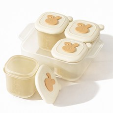히야펫 카라멜 실리콘 트레이, 1개, 50ml, 4p 한세트