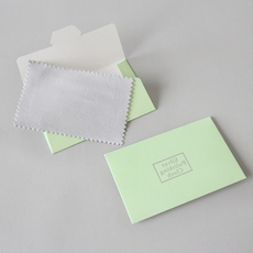 홈엔모어 은광택 폴리싱 천, 연두(케이스)