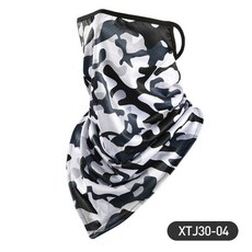 廣隆 XTJ30魔術頭巾 掛耳面罩 透氣網 運動防曬面罩 冰絲防紫外線運動頭巾, XTJ30-04, 1個