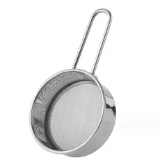 304 스테인리스 스틸 밀가루 체 휴대용 베이킹 도구 가정용 주방 메쉬 분말 설탕 40 1 개