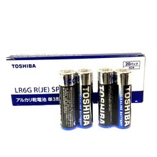 TOSHIBA 東芝 3號鹼性電池 AA LR6G 公司貨 適用於玩具 遙控車 電器, 3號鹼性 4入, 4