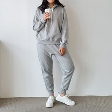 COCO SEVEN 自製春秋專用純棉女連帽訓練套裝