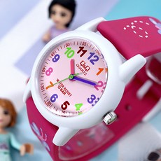 Q&Q Cute Turtle 100m 防水兒童休閒手錶 99-Turtle