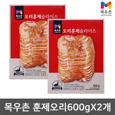 목우촌 훈제 오리 슬라이스 600g 고기, 2개