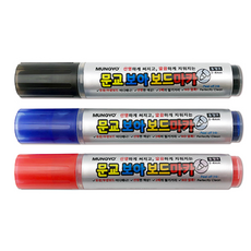 문교]보아리퀴드생잉크화이트보드마카, 청색, 12개