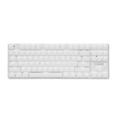 앱코 슬림 축교환 무빙LED 텐키리스 기계식 유선 텐키리스 키보드, 화이트, K640T SLIM, 적축