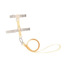 HiDream 貓咪外出胸背帶牽繩 工型胸背牽繩 馬卡龍配色牽繩, 果蒂黃, 1個