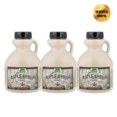 2+1 나우푸드 A등급 메이플 시럽 액상 473ml 다크 컬러, 3개